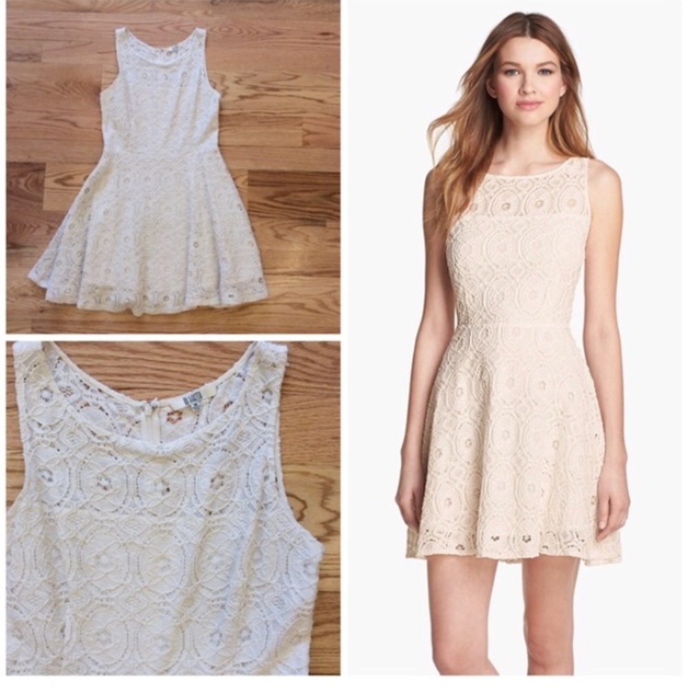 NEW BB DAKOTA WHTE LACE DRESS